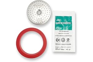 VERYBARISTA IMS - Schermo doccia di precisione BV200IM e guarnizione in silicone Cafelat, set da 2 pezzi, per macchine da caffè Breville e Sage da 54 mm.