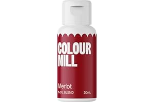Colour Mill Oil Blend Food Colouring Merlot: Next Generation Oil Based Food Colours - 20 ml