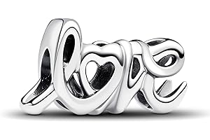 J.Fée 1 Pezzo Charms per Bracciali Ciondoli per Collane in 925 Argento Sterling, Charms Bracciali, Adatto a Braccialetti e Collane, Charm Ciondolo Gioiello Alla Moda da Donna, Regalo Donna