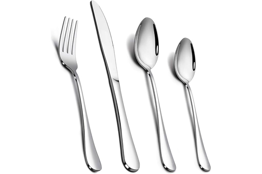 Onader Stainless Steel 24-Piece Cutlery Set for 6