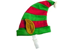 Outward Hound Kyjen 30034 Dog Elf Hat Holiday and Christmas Pet Accessory, Medium, Red and Green