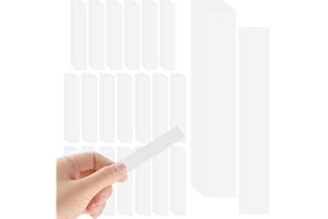 Prasacco 200 stycken parfym aromaterapi doft tester papper vit, rektangulär för kvinnor män test
