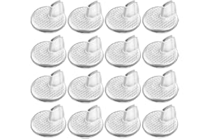 Xinlie Protections Transparentes en gel de Silicone Protecteurs D'orteils pour Sandales Tongs - Coussinets Protecteurs D'orteils pour Tongs - Coussinets Antidérapants pour Entre-Doigt de Pied (8Pair)