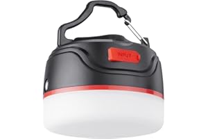 FOMITO LED Lanterna da Campeggio Tenda Luce Ricaricabile con 5 modalità, IP65 Impermeabile, Magnetico Base per Hurricane Emergenza, Outdoor Escursionismo, Storm E Auto