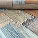 Price comparison product image Erismann Wooden Block Pattern Wallpaper Faux Wood Effect Realistic Textured (Brown Blue 7354-04)