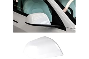 TTCR-II Espejo de Puerta Lateral Compatible con Tesla Model 3 2017 2018 2019 2020 2021 2022 2023 Carcasas Espejos Retrovisores Model 3 Retrovisor Cubierta Derecha (Blanco Perla)