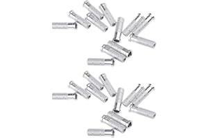 perfk 24 Pieces Aluminum Inserts Set for 6.2mm Shaft Hunting Target