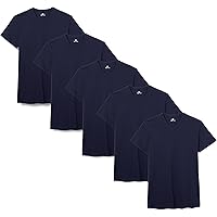 Lower East Herren T-Shirt mit V-Ausschnitt aus 100% Baumwolle im Multipack