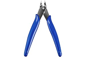 LABUYI 1 Alicates de corte,Alicate corte,Corta cables,Alicates pequeños,Alicates de corte diagonal,Alicate de corte,Cortador de alambre,Alicates de corte latera precisión,Alicate,Azul