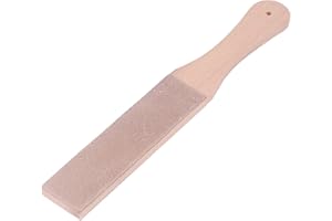 QCWWY Dwustronny Zestaw Stropów Skórzanych, Nóż Stropowy Skórzany Stropowy Blok do Stropowania do Obróbki Drewna Ostrzenie Honowanie Noże Skórzane Ostrzenie Noży Polerowanie(#01)