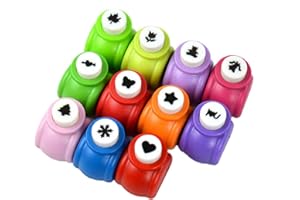 SZAERFA 8 Pièces Mini perforatrices de perforation en papier à motifs variés,Random styles faciles à utiliser, idéales pour l'artisanat, le scrapbooking, la fabrication de cartes, la décoration d'ongles