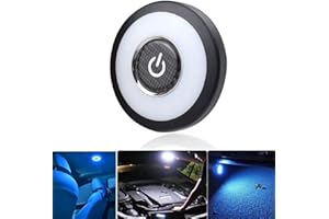 X SIM FITNESSX Luce notturna a LED per auto, 3 colori, luce notturna per bagagliaio, lampada da lettura, magnetica, dimmerabile, ricaricabile tramite USB, per auto, camion, armadi, pareti, campeggio