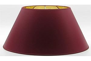 Paolo Rossi paralume coprilampada in tessuto cinzato rosso scuro interno oro - produzione propria - made in Italy (modello cinese, diametro 50)