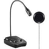 Dual Way Counter Intercom System, Window Counter Intercom Two Way Audio Communication System Anti-Interference System Dining 