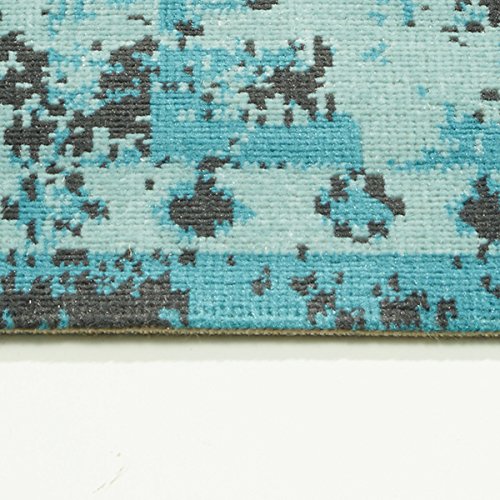Design Teppich Vintage Used Antik türkis 120 x 170 cm - 6