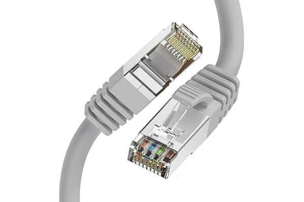 elove RJ45 Cat-6 Ethernet Cable High Speed 550MHZ / Cat6 Ethernet Patch Cable 10 Gigabit Speed UTP LAN Cable, RJ45 Cable LAN Wire, Network Cable Internet Cable for Modem - 10 Meter (GREY)