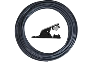 bssmmai Wąż PTFE 10 m 4 mm x 2,5 mm z nożem, (4 mm OD / 2,5 mm ID) wąż PTFE 1,75 mm do drukarki 3D Bambu Lab A1/A1 mini/P1P/P1S/X1C, K1/K1 Max/Ender 3 V3