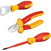 Bosch Profesyonel VDE El Aleti Seti 3 Par&ccedil;a (1x Şişe A&ccedil;acağı; 1x Yıldız Tornavida PH1 x 100mm; 1x Yan Keski 160mm; 1x L-Boxx 