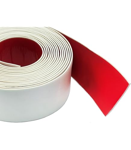 PVC Flachleiste Selbstklebend - 12cm Breit, 6m Lang Für Fenster & Türen