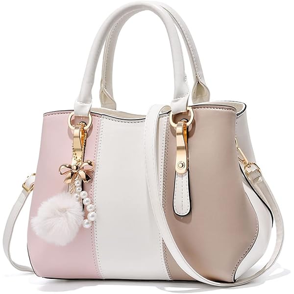 NICOLE & DORIS Vrouwen Top Handvat Tas Elegante Handtassen Contrast NICOLE & DORIS Vrouwen Top Handvat Tas Elegante Handtassen Contrast