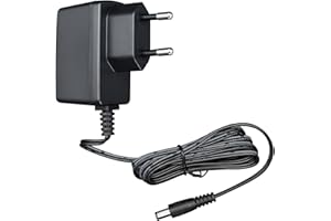 ANLINK 12V 0,5A/500mA 1,8M Langer Netzteiladapter, AC 100-240V auf DC 12V 0,5A 6W Schaltadapterkabel für Crosley-Plattenspieler, Router, Tischventilator, Lautsprecher und mehr, CE-Zertifiziert