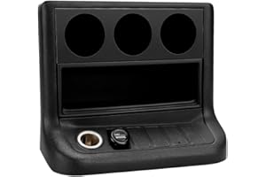 RUSTICHOME Soporte Manometro Triple E36 Serie 3 52mm/ Soporte Relojes Turbo Central 52mm E36/ Estante Central de Bajo Clima Para Manometro E36