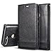 Produktbild casefirst Huawei Y7 Pro 2018 Case, Wallet Case, Daily Premium PU Leather Flip Case Cover with Card Slots & Kickstand for Huawei Y7 Pro 2018 - Black