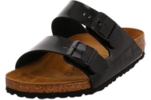 BIRKENSTOCK Femme Arizona Birko-Flor Mules, Noir, 37 EU