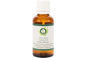 R V Essential Olio di Amla puro- 50ml (1.69oz) Emblica Officinalis (100% Puro e Naturale Rare Herb Series) Pure Amla Oil