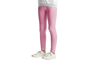 L&K-II Leggings pour Enfants Pantalon de Danse de Base pour Filles de Couleur Unie Pantalon capr Pantalon de Fitness pour bébé d'été en Coton 2708