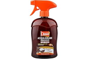 Delice Solaire Fresh Bronze, Acqua Solare Abbronzante, Fragranza Cocco, Abbronzante con Carotene e Aloe Vera, Accelera Abbronzatura, Dermatologicamente Testato - 500 ML