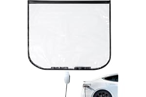 YGYZKJSD 2 Pack EV Charger Port Cover, Car Charging Port Rain Cover, Waterproof EV Charging Ports Covers Magnetic Adsorption Plug Rainproof Cloth, Snow And Rain Protection For Electric Vehicle