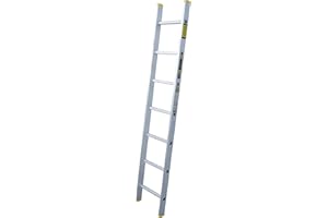 VORAGA Aluminium Anlegeleiter einteilig, 7 Stufen bei 191 cm