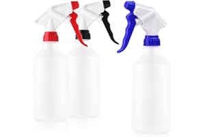 com-four® 3x Spruzzatore a pompa resistente agli agenti chimici - Atomizzatore da 500 ml - Contenitore spruzza liquidi (NBR/EPDM/Vitone)