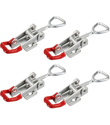 4 Pack Toggle Latch Clamp 4001 Adjustable 304 Stainless Steel Hasp Latches For Smoker Lid Jig Freezer Door - View #2