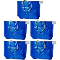 Bolsa Reutilizable IKEA FRAKTA Tamaño Gigante - 71 Litros Para Mudanza, Lavandería Y Más