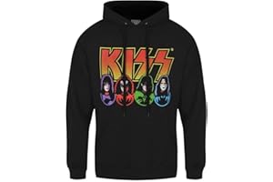 BAND MONKEY KISS Unisex Pullover Hoodie Logo, Faces & Icons