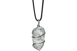 PYOR Gemstone Crystal Jewelry Jewelries Gift Handmade Chakra Healing Crystals Gemstones Good Luck Charms Gems Pendant