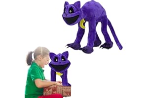 May Huang Smiling Critters Peluche, Peluche de Smiling Critters, Smiling Critters Series Figure, Catnap Figure Soulagement de la Pression en Peluche for Les Fans et Les Amis Magnifiquement Cadeaux (A)