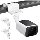 Didalo eufyCam 2C/2C Pro, 2/2 Pro, 3C/S300, 3/S330, SoloCam S220/C210, 360&deg;D&ouml;nme G&uuml;venlik Braketi ile Uyumlu 2'li Paket Oluk 
