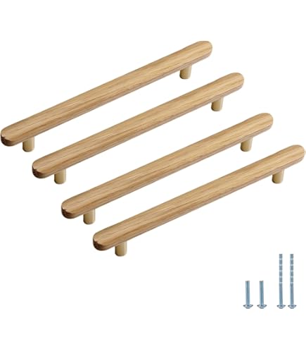 Handgreep hout met staal - handgrepen - : Op maat gemaakte schuifdeuren