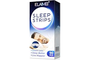 IDUCEN Mund Tape Schlaf, 90 Stück Mundpflaster,Mundband Anti-Schnarch-Geräte für weniger Mundatmung, Verbesserung der Schlafqualität und sofortige Linderung des Schnarchens Schlafband für Ihren Mund