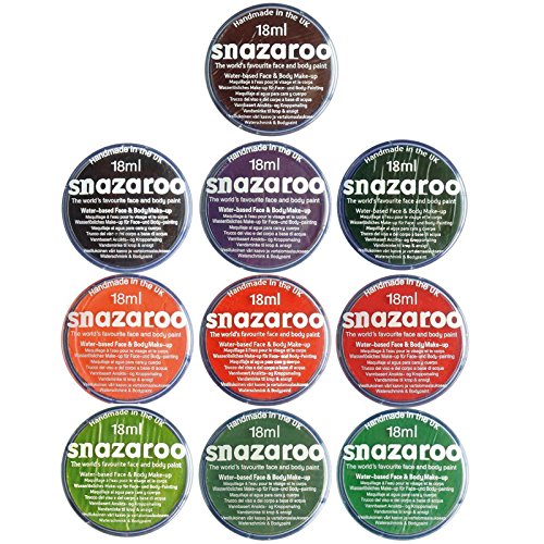 Download PAM's 18ml FACE & BODY PAINT MAKE UP FANCY DRESS Dark brown