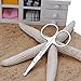 Ungfu Mall 1 pc Stainless Steel Nose Ear Facial Hair Trimmer Scissors Stainless Steel Nose Ear Facial Hair Trimmer Scissors