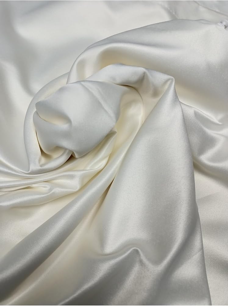 Nivemeshome Saten Güneşlik Perde Krem Güneşlik, 190 x 250