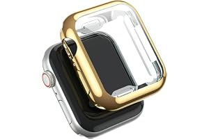 Fodral kompatibelt med Apple Watch Series 6 5 4 SE, stötsäkert fodral för iWatch 40 mm, stötsäkert TPU-stötdämpande fodral fö
