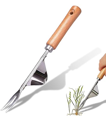 Désherbeur Manuel En Y - Outil Jardin Pour Arracher Mauvaises Herbes Racines