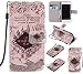Produktbild Nancen Apple iphone 7 (4,7 Zoll) Hülle / Handyhülle, Painted Retro PU Leder Tasche Schutzhülle Case Lederhülle Flip Cover mit Standfunktion, zwei Kartenfächer und Eine Brieftasche Etui [Alte Schloss]