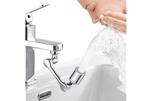 TIMIYOU 1080 ° Rotating Faucet Extender Aerator, Rotatable Multifunctional Extension Faucet, Universal Splash Filter Faucet, Kitchen Tap Spray Head for Kitchen Bathroom