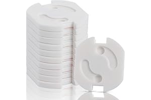 BOXLUNT Cache Prise Bébé, 10 Pack Protection Prise Bebe Sécurité Domestique Et Puériculture Pour Protection Prise Courant Électrique, Adhésif Cache Prise Electrique
